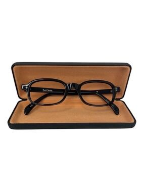 Paul Smith PS-201 OX Black Rectangular Eyeglass Frames Japan 49-20